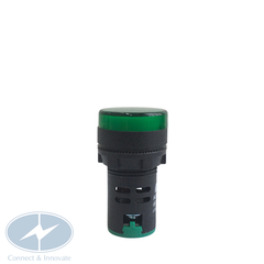 Đèn báo pha gắn tủ điện AD22-22DS  Ø22mm màu xanh lá