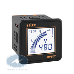 Đồng hồ đo điện áp Selec MV hiển thị LCD