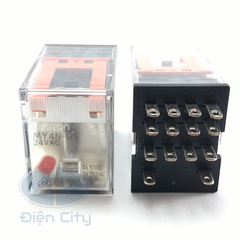 Relay Omron MY4N 14 chân dẹp nhỏ , 3A