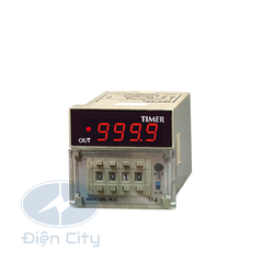 Timer Hanyoung hiển thị LED, cài đặt phím cơ 4 số TF4N