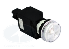 Đèn báo Idec loại phẳng, có biến thế YW1P Ø 22mm, màu trắng sáng