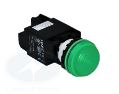 Đèn báo Idec loại vòm, có biến thế YW1P Ø 22mm, màu xanh lá