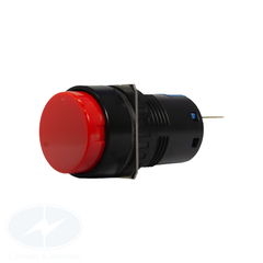 Nút nhấn Idec không đèn, loại tròn AB6M Ø 16mm, màu đỏ