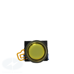 Nút nhấn Idec có đèn loại phẳng 24V AC/DC YW1L-AF2E10Q4Y Ø 22mm màu vàng 1NO
