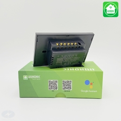 Công Tắc Wifi Hunonic HN03SD 3 nút màu đen
