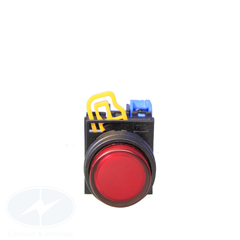 Nút nhấn Idec có đèn YW1L-M2E10QM3R Ø22mm màu đỏ 220VAC/DC 1NO