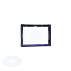 Nút nhấn Idec có đèn, hình chữ nhật, 24V DC, AL6H Ø 16mm, màu trắng