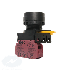 Nút nhấn Idec không đèn YW1B-M1E01R Ø22mm màu đỏ 1NC