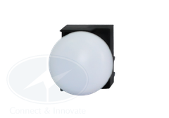 Đèn báo Idec loại vòm, có biến thế YW1P Ø 22mm, màu trắng sáng