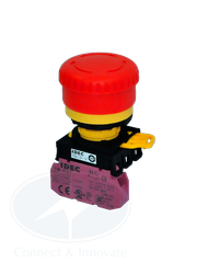 Nút dừng khẩn Idec YW1B-V4E01R Ø22mm 1NC