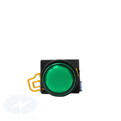 Nút nhấn Idec có đèn 220V AC/DC YW1L-M2E10QM3G Ø22mm màu xanh lá 1NO