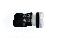 Đèn báo Idec loại phẳng YW1P Ø 22mm, màu trắng sáng