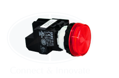 Đèn báo Idec loại phẳng YW1P Ø 22mm, màu đỏ