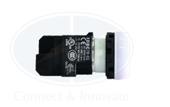 Đèn báo Idec loại phẳng YW1P-1EQM3W Ø 22mm 220V AC/DC màu trắng