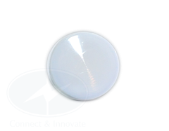 Đèn báo Idec loại phẳng YW1P-1UQ4W Ø 22mm 24V AC/DC màu trắng