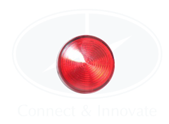 Đèn báo Idec loại phẳng, unibody YW1P Ø 22mm, màu đỏ