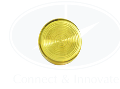 Đèn báo Idec loại phẳng YW1P-1UQM3Y Ø 22mm 220V AC/DC màu vàng