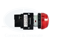 Đèn báo Idec loại vòm YW1P Ø 22mm, màu đỏ