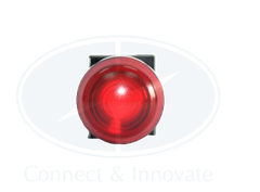 Đèn báo Idec loại vòm YW1P Ø 22mm, màu đỏ