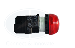 Đèn báo Idec loại vòm YW1P Ø 22mm, màu đỏ