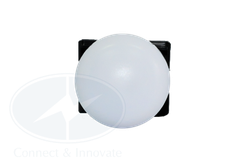 Đèn báo Idec loại vòm YW1P Ø 22mm, màu trắng sáng