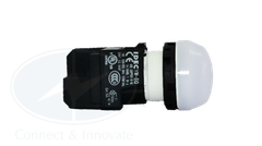 Đèn báo Idec loại vòm YW1P Ø 22mm, màu trắng sáng