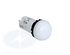 Đèn báo Idec loại vòm YW1P-2UQM3PW Ø 22mm, 220VAC/DC màu trắng sáng