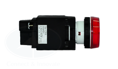 Đèn báo Idec loại phẳng, có biến thế YW1P Ø 22mm, màu đỏ