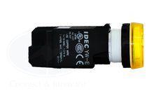 Đèn báo Idec loại phẳng, có biến thế YW1P Ø 22mm, màu vàng