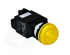 Đèn báo Idec loại vòm, có biến thế YW1P Ø 22mm, màu vàng