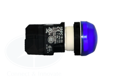 Đèn báo Idec loại vòm YW1P Ø 22mm, màu xanh dương