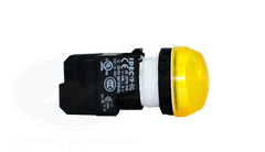 Đèn báo Idec loại vòm YW1P Ø 22mm, màu vàng