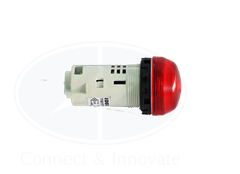 Đèn báo Idec loại vòm, unibody YW1P Ø 22mm, màu đỏ