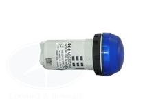 Đèn báo Idec loại vòm, unibody YW1P Ø 22mm, màu xanh dương