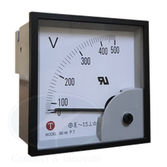 Đồng hồ đo Volt 300V - 500V Taiwan Meters dòng BE 96 x 96mm