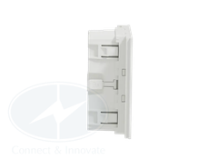 Ổ cắm đôi 3 chấu Schneider AvatarOn A M3T426UST2_WE 16A size E (3S)