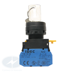 Công tắc xoay Idec 2 vị trí, có khóa, YW1K Ø 22mm