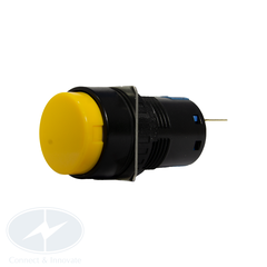 Nút nhấn Idec không đèn, loại tròn AB6M Ø 16mm, màu vàng