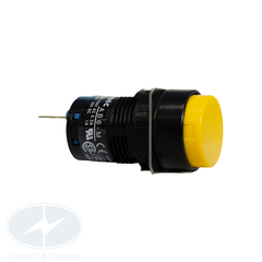 Nút nhấn Idec không đèn, loại tròn AB6M Ø 16mm, màu vàng