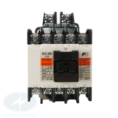 Contactor Fuji Electric SC-05 12A, coil 220V AC, 1NO + 1NC