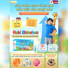Siro Tăng Chiều Cao Trẻ Em Nobi Shinchou Nhật Bản (Hộp 15 ống 10ml)
