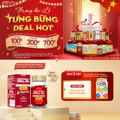 Viên Uống Dầu Nhuyễn Thể Siêu Omega - 3 Krill Oil Eikenbi [Hộp 60 viên]