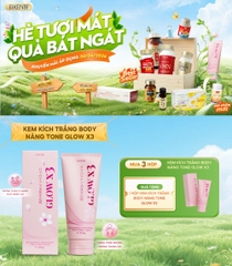 Kem Kích Trắng Body Nâng Tone Glow X3 Eikenbi [Tuýp 200gr]