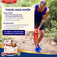 Viên Uống Bổ Xương Khớp Sụn Cá Mập Cao Cấp Chondroitin MSM EX1800 [180 viên]