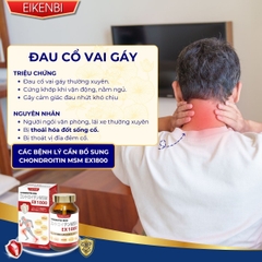 Viên Uống Bổ Xương Khớp Sụn Cá Mập Cao Cấp Chondroitin MSM EX1800 [180 viên]