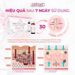Nước Uống NMN Siêu Kích Trắng - NMN Perfect White Ever 18 [Hộp 10 chai x 30ml]