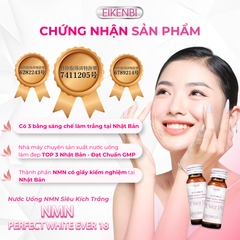 Nước Uống NMN Siêu Kích Trắng - NMN Perfect White Ever 18 [Hộp 10 chai x 30ml]