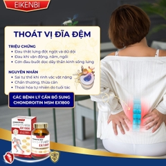 Viên Uống Bổ Xương Khớp Sụn Cá Mập Cao Cấp Chondroitin MSM EX1800 [180 viên]