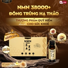 Nước Uống NMN Đông Trùng Hạ Thảo 38000+ Eikenbi [Hộp 10 chai]