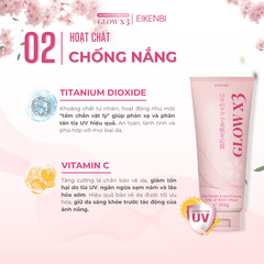 Kem Kích Trắng Body Nâng Tone Glow X3 Eikenbi [Tuýp 200gr]